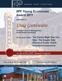 Young Economists Award Garthwaite