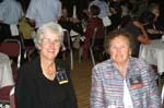 Helen Ladd and Peggy Musgrave at the Gala Dinner 