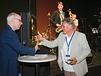 IIPF President Joel Slemrod and leaving IIPF Auditor Hans van de Kar (at Conference Dinner)