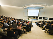 Plenary Lecture ? – Uta Schönberg and audience chair Wojciech Kopzuk