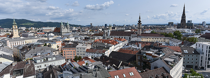 Panorama Stadt Linz